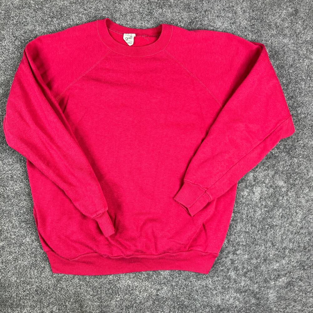 Gap Sweatshirt Womens Size‎ XL Pink Crewneck Solid 90s Vintage Style